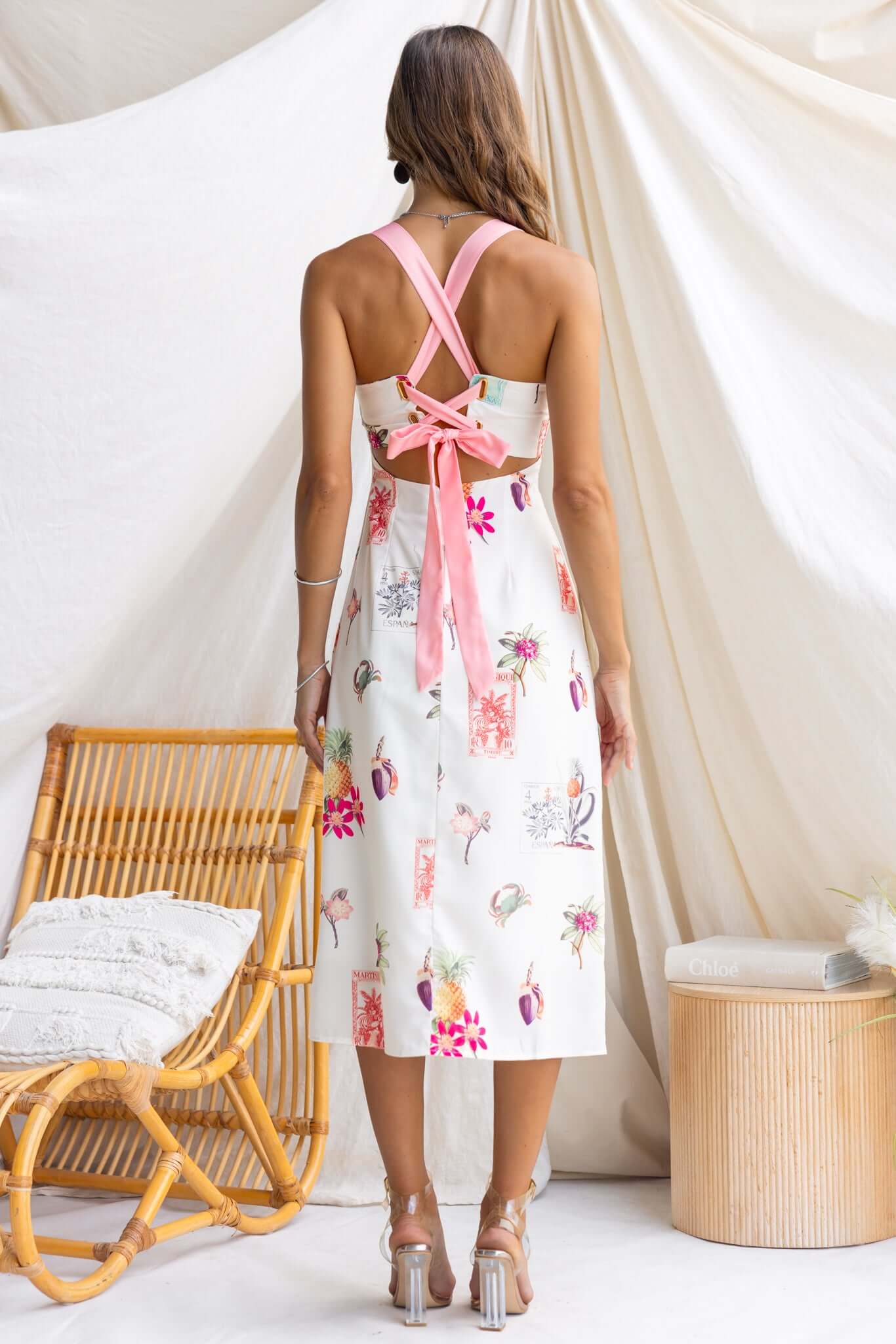 Eden Charm Midi Dress - Image 6