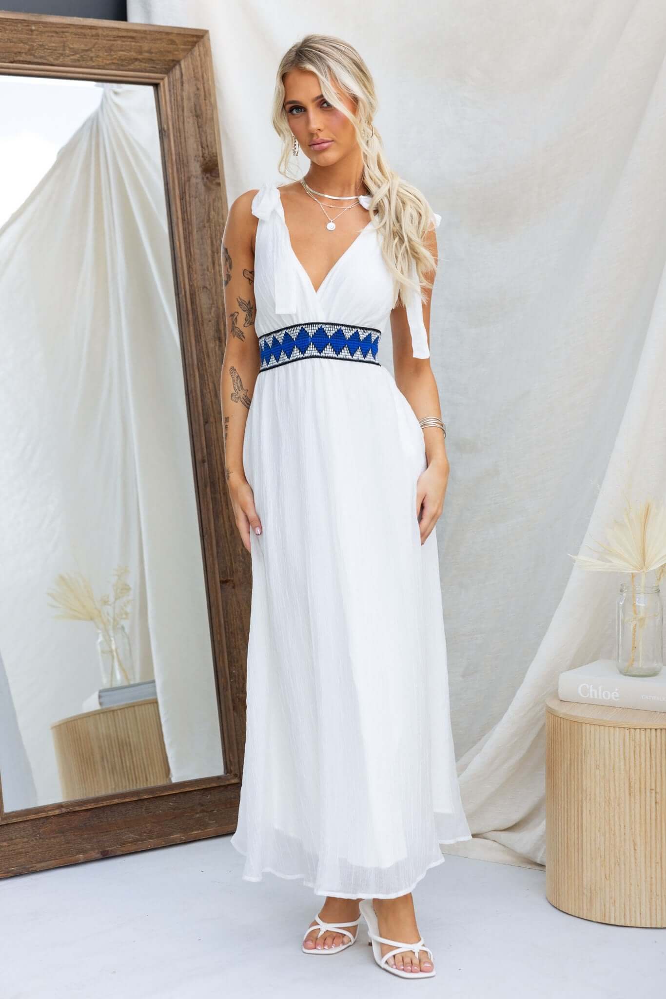 Egret Maxi Dress - Image 4