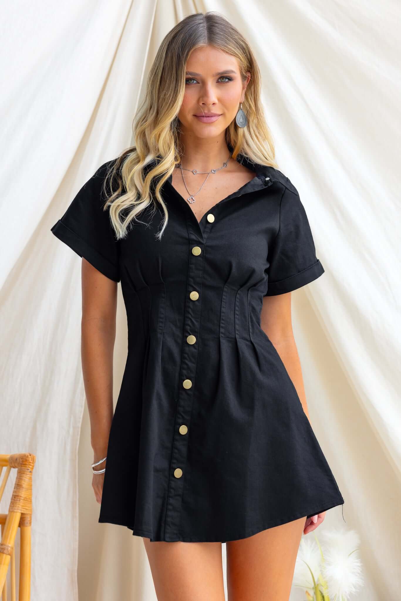 Elidi Denim Dress - Image 6