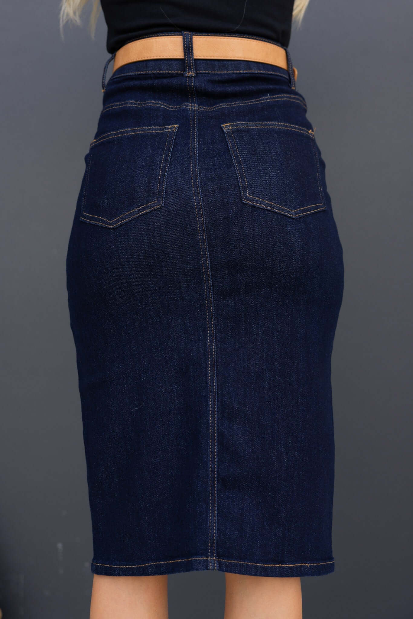 Ella Denim Midi Skirt - Image 7