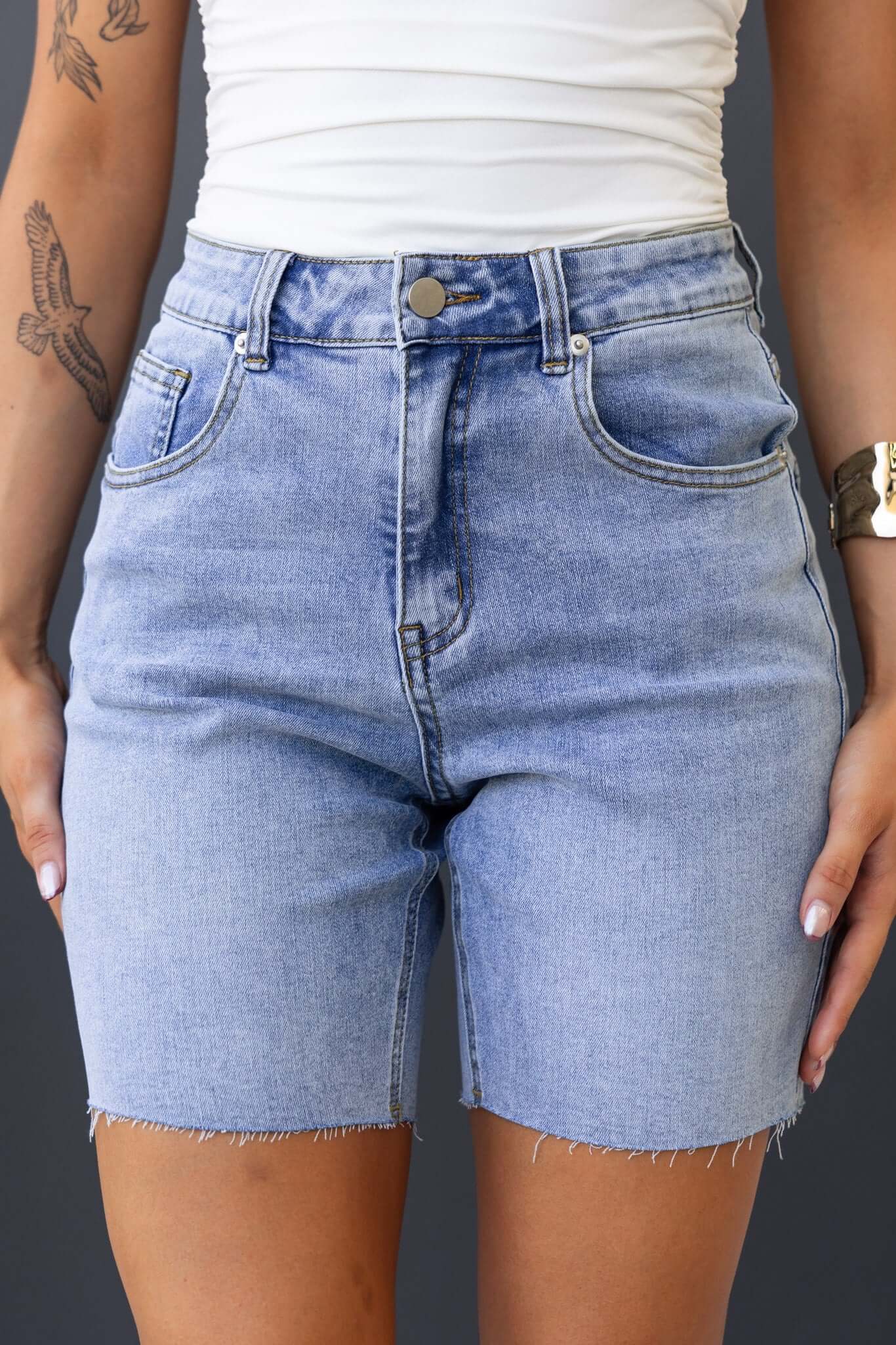 Enya Denim Shorts - Image 5