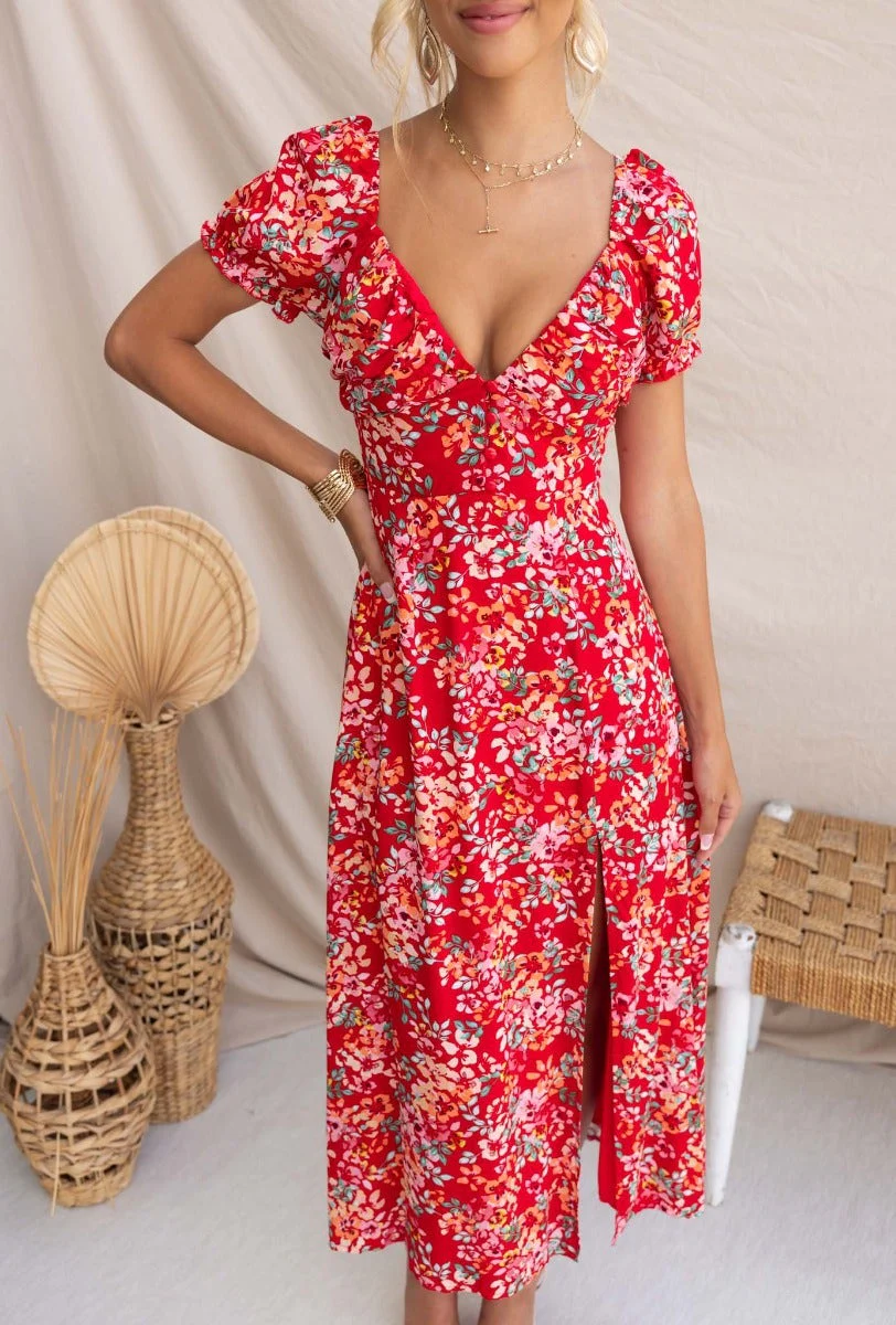 Eternal Gold Midi Dress - Image 4
