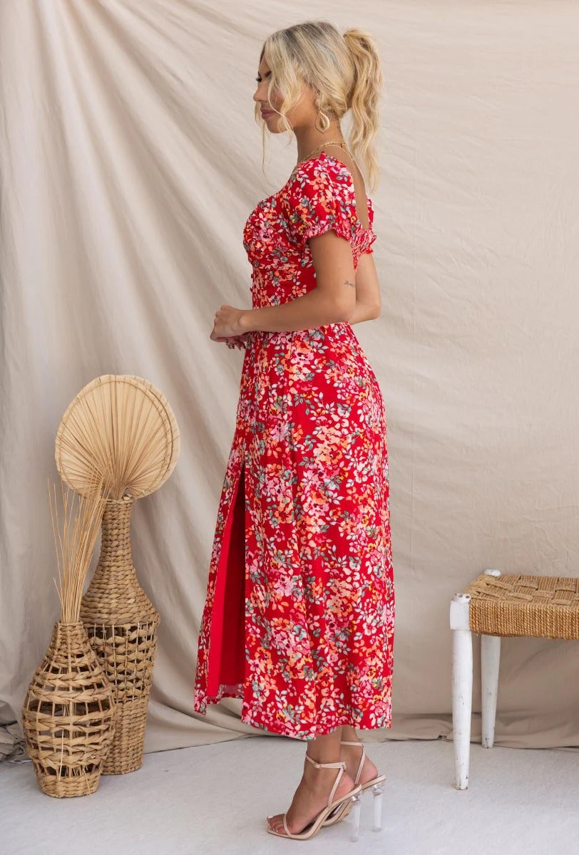 Eternal Gold Midi Dress - Image 6