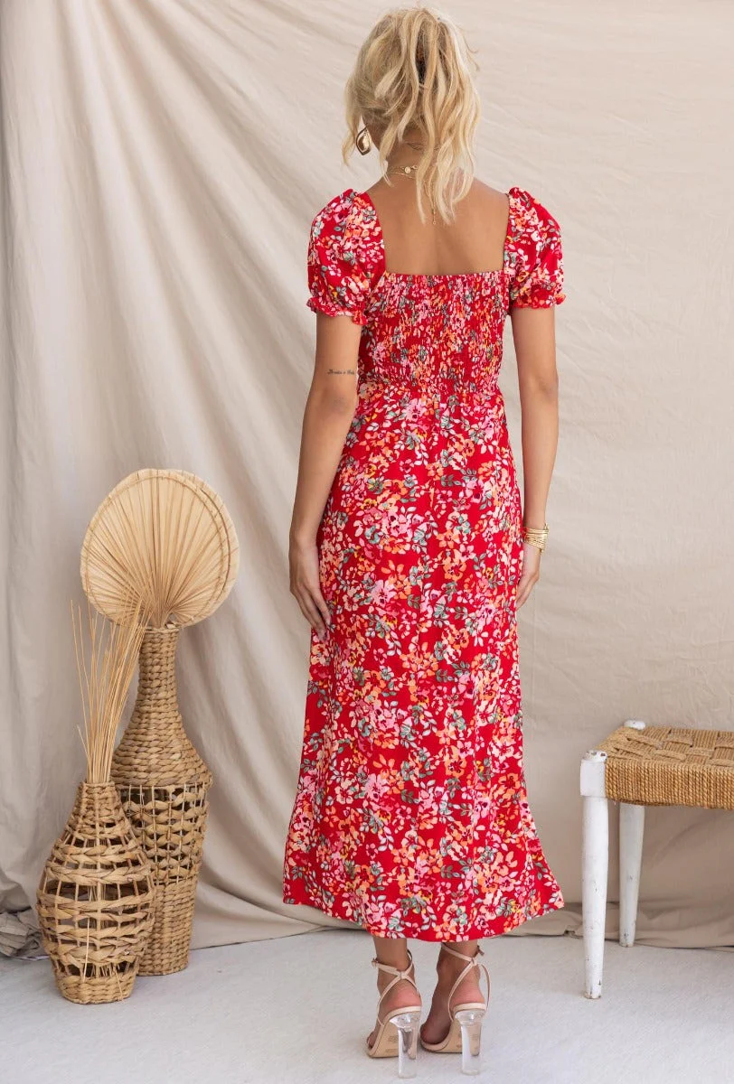 Eternal Gold Midi Dress - Image 7