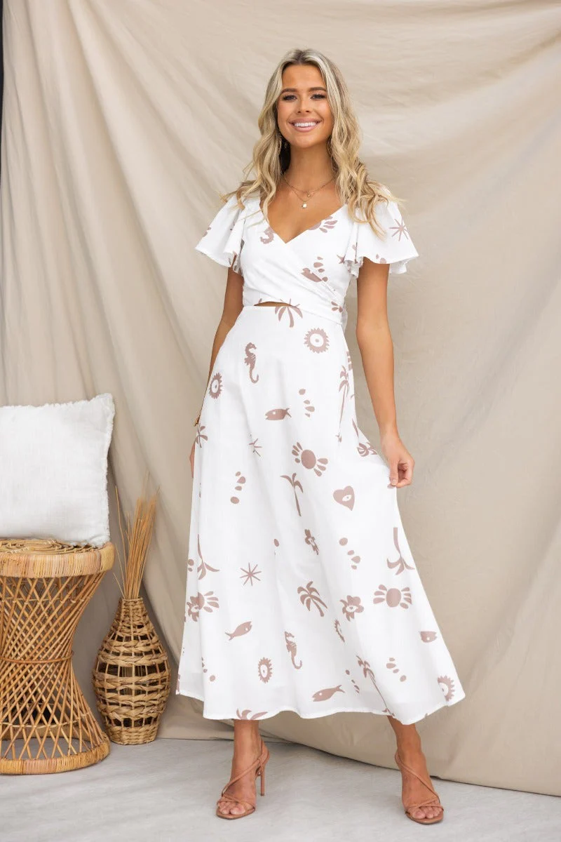 Fermina Wrap Maxi Dress - Image 2