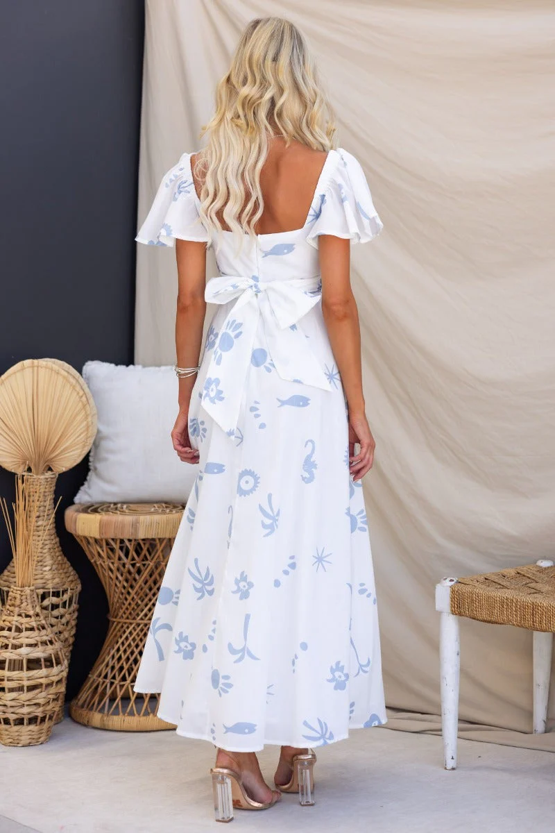 Fermina Wrap Maxi Dress - Image 5