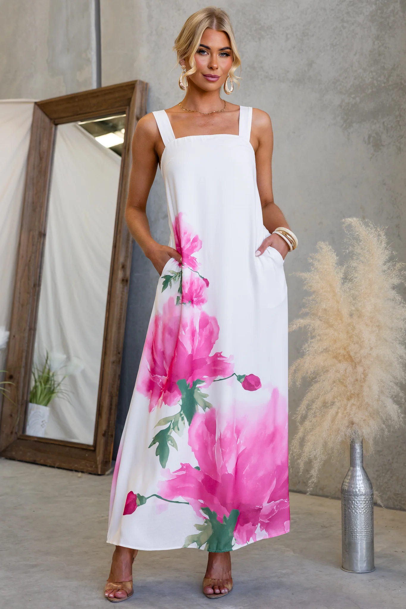 Fig Gardenia Maxi Dress - Image 3