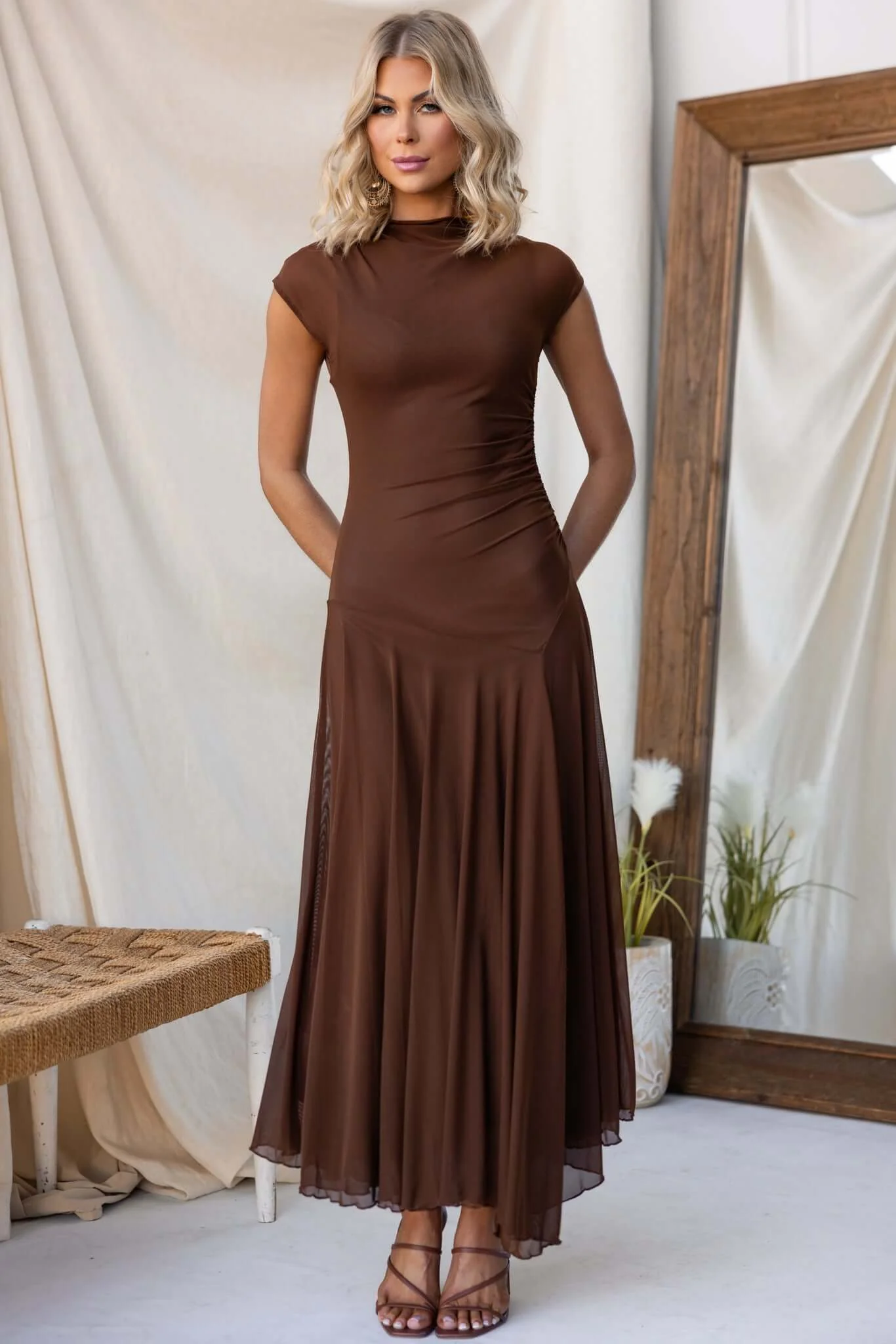 Fleck Maxi Dress - Image 2