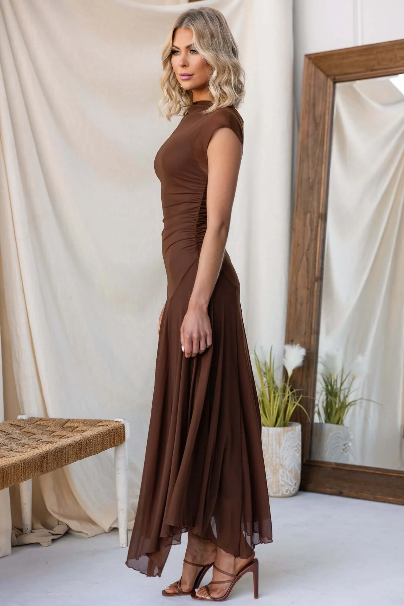 Fleck Maxi Dress - Image 5