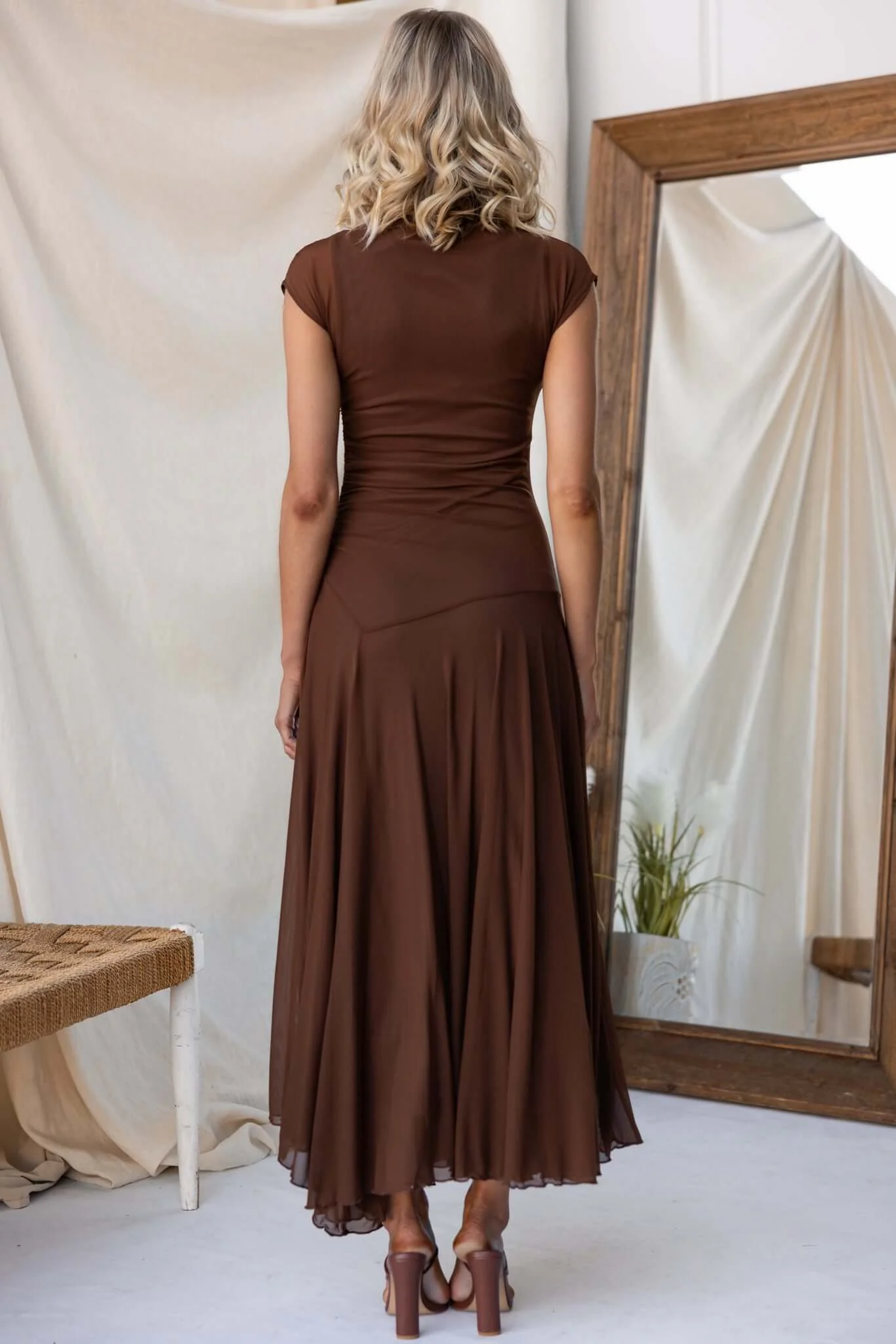 Fleck Maxi Dress - Image 6