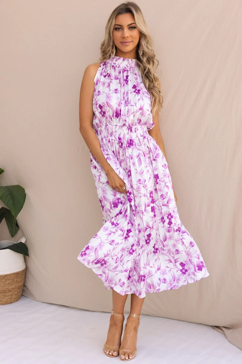 Floral Moments Midi Dress - Image 2