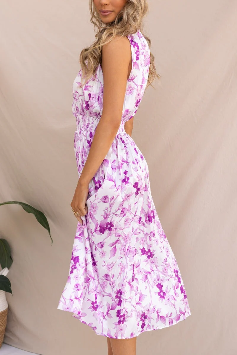 Floral Moments Midi Dress - Image 6