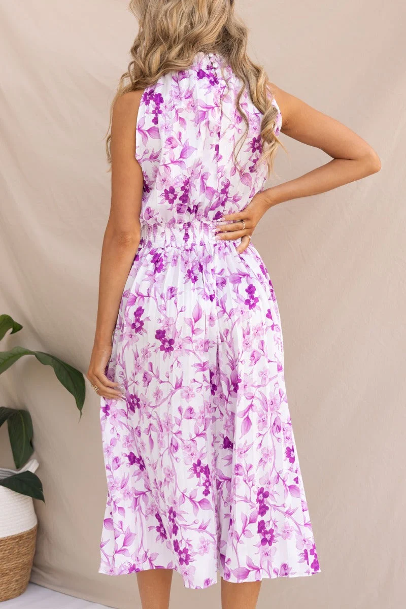 Floral Moments Midi Dress - Image 7