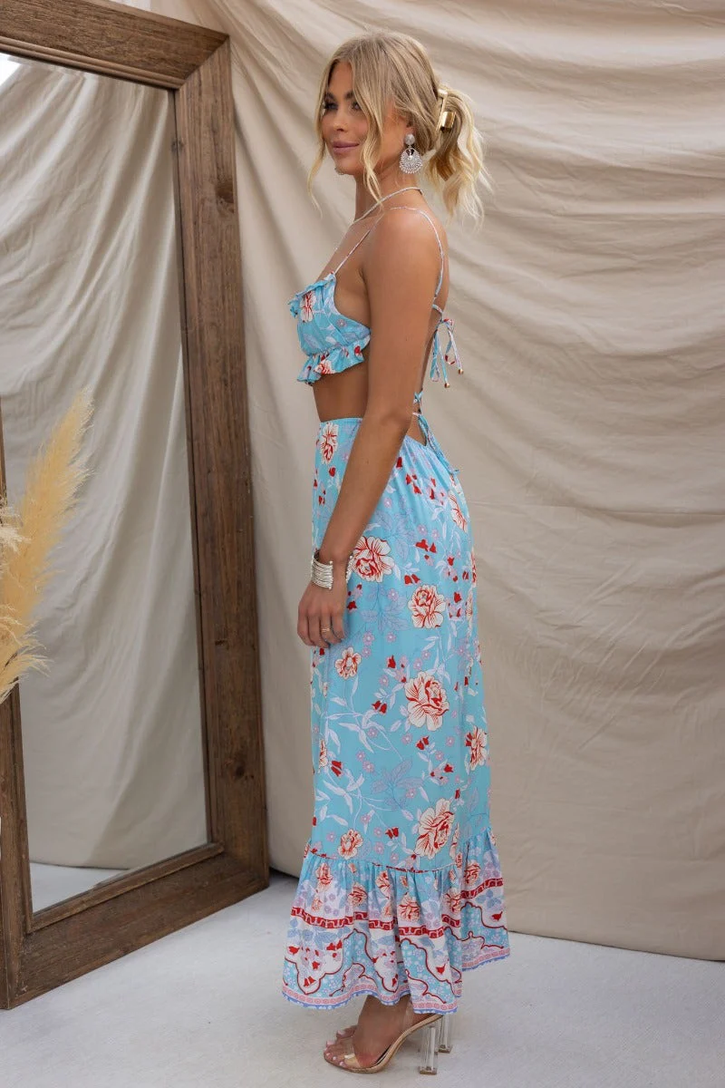 Floral World Maxi Dress - Image 6