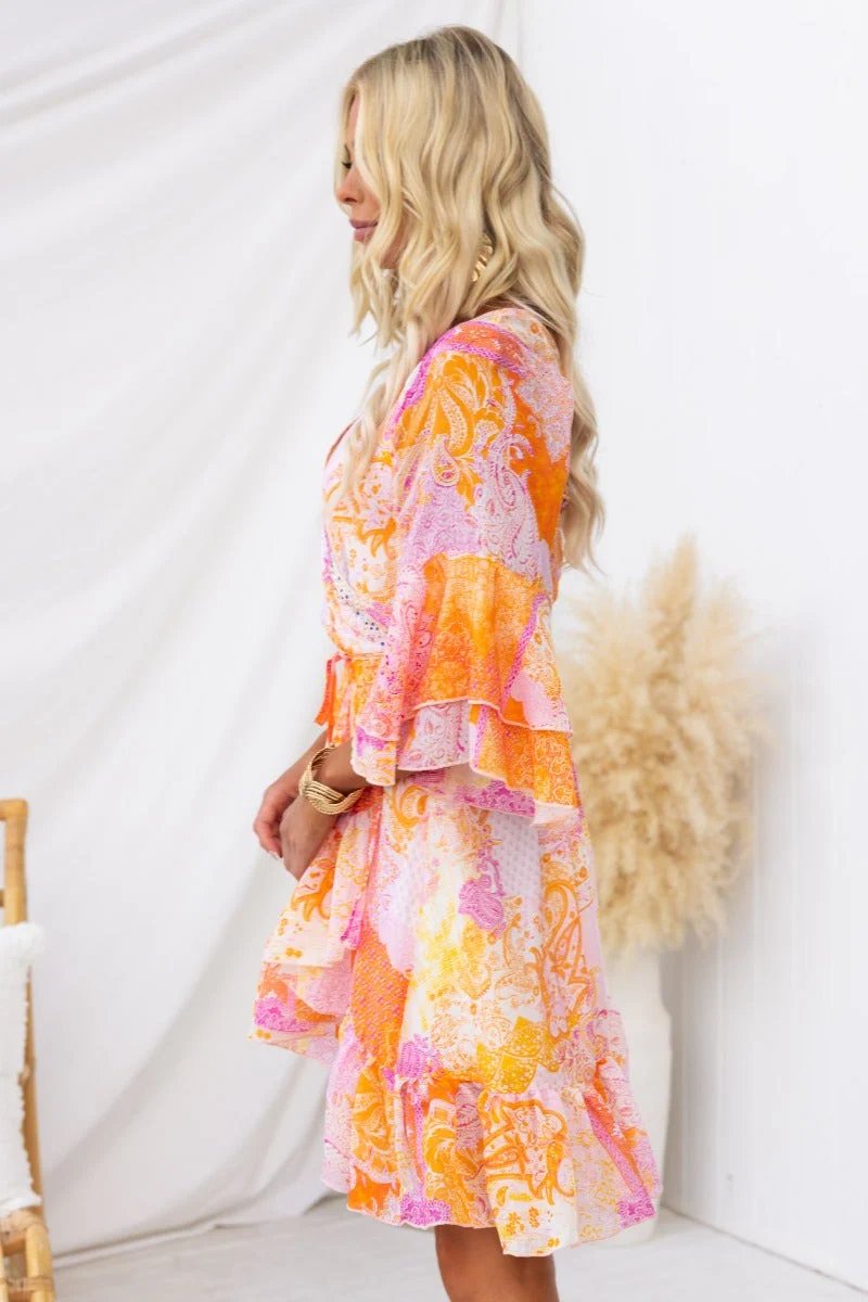 Fools Gold Wrap Dress - Image 5
