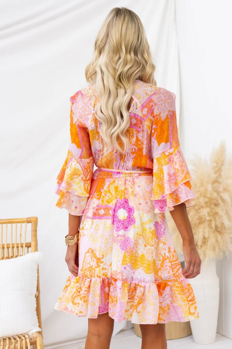 Fools Gold Wrap Dress - Image 6