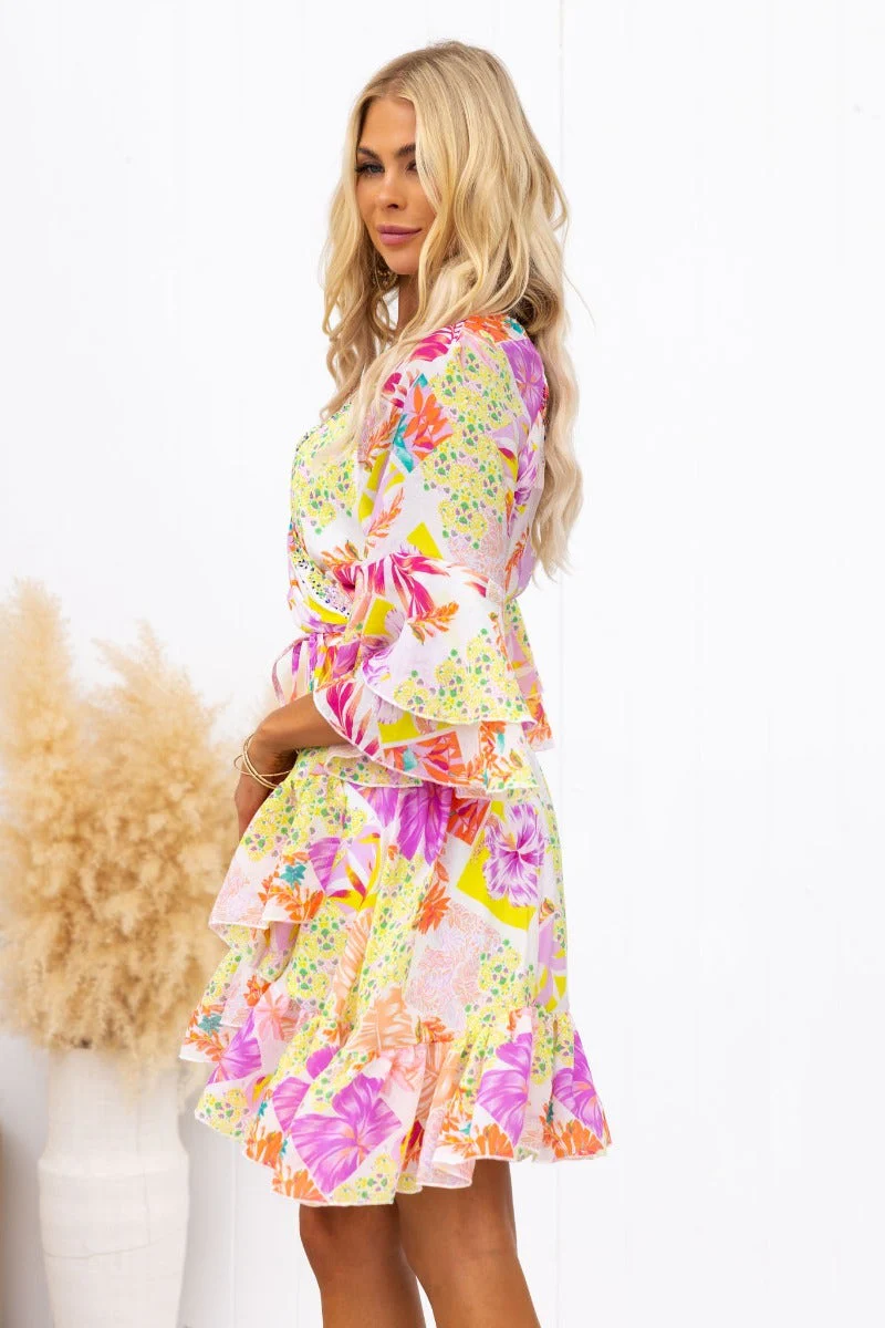 Fools Gold Wrap Dress - Image 5