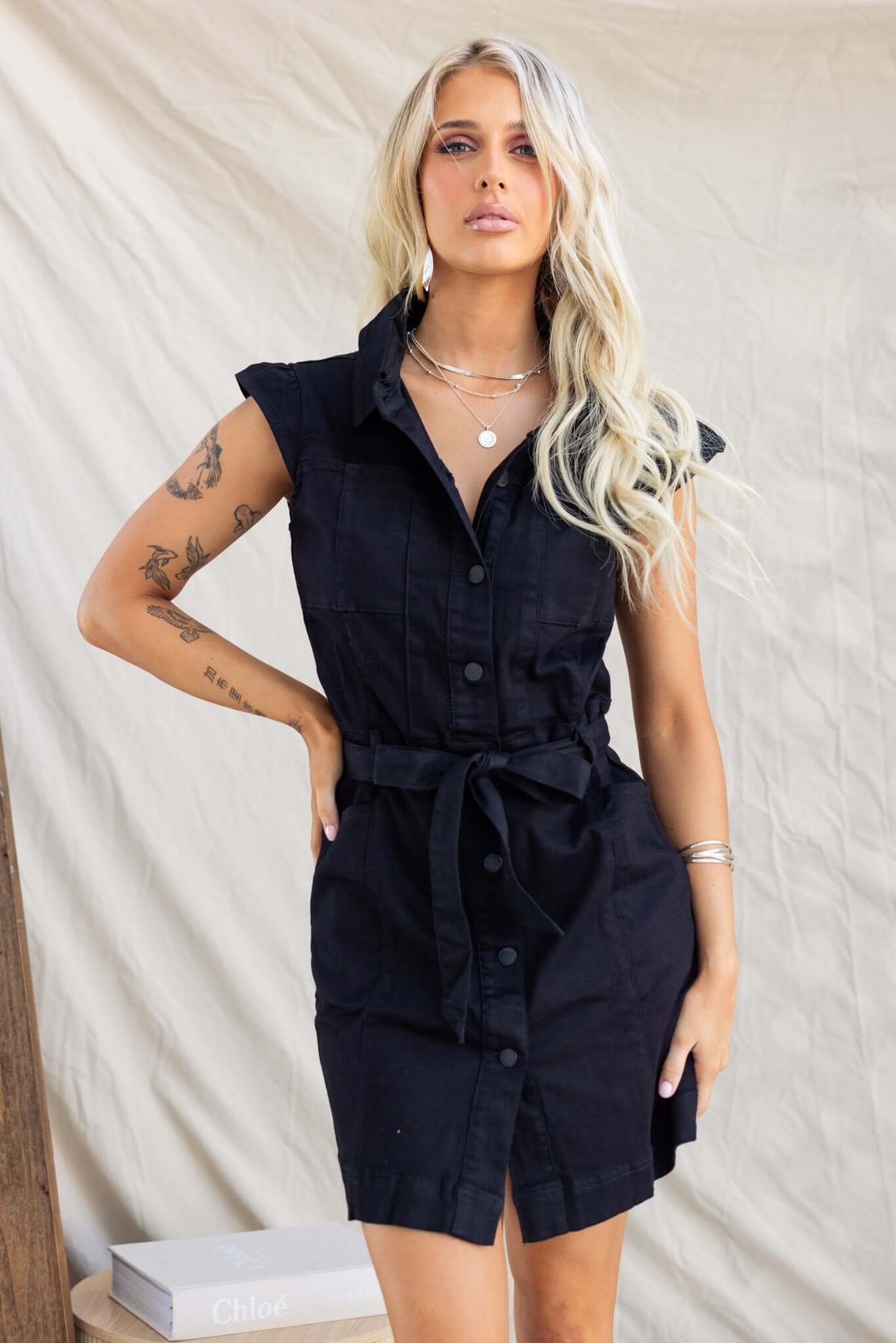 Forever Me Denim Dress - Image 3