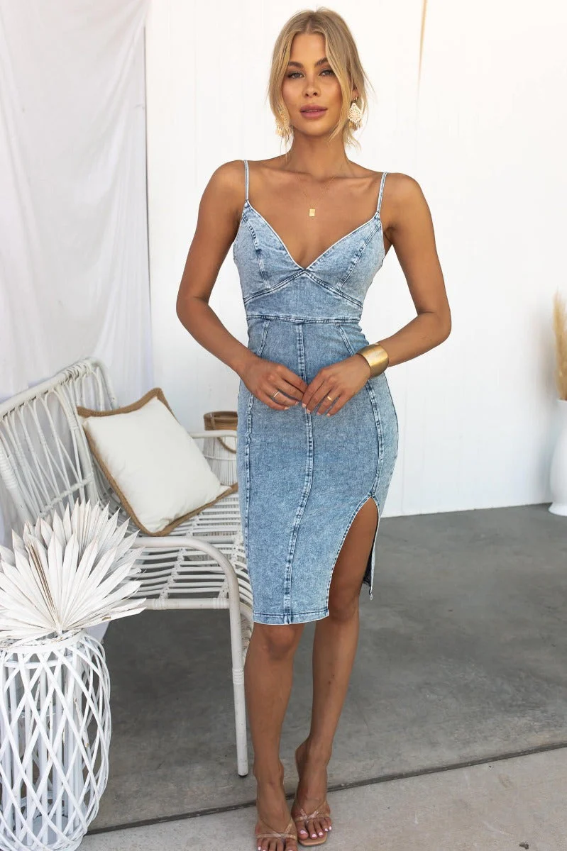 Free Your Mind Denim Dress - Image 3