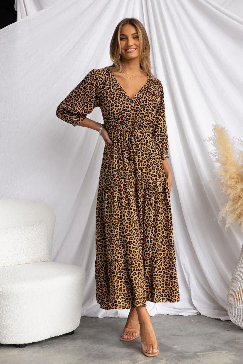 Going Wild Maxi Dress - Image 4