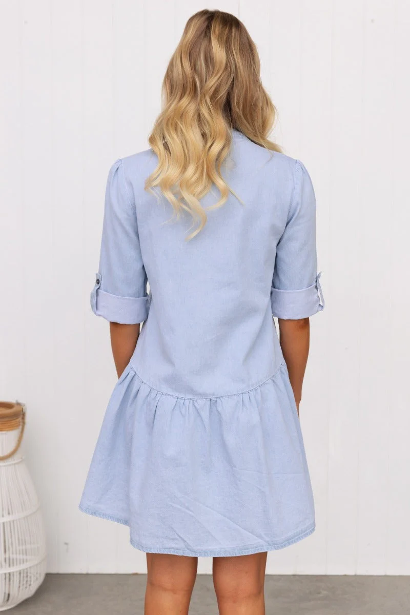 Gracie Denim Dress - Image 6