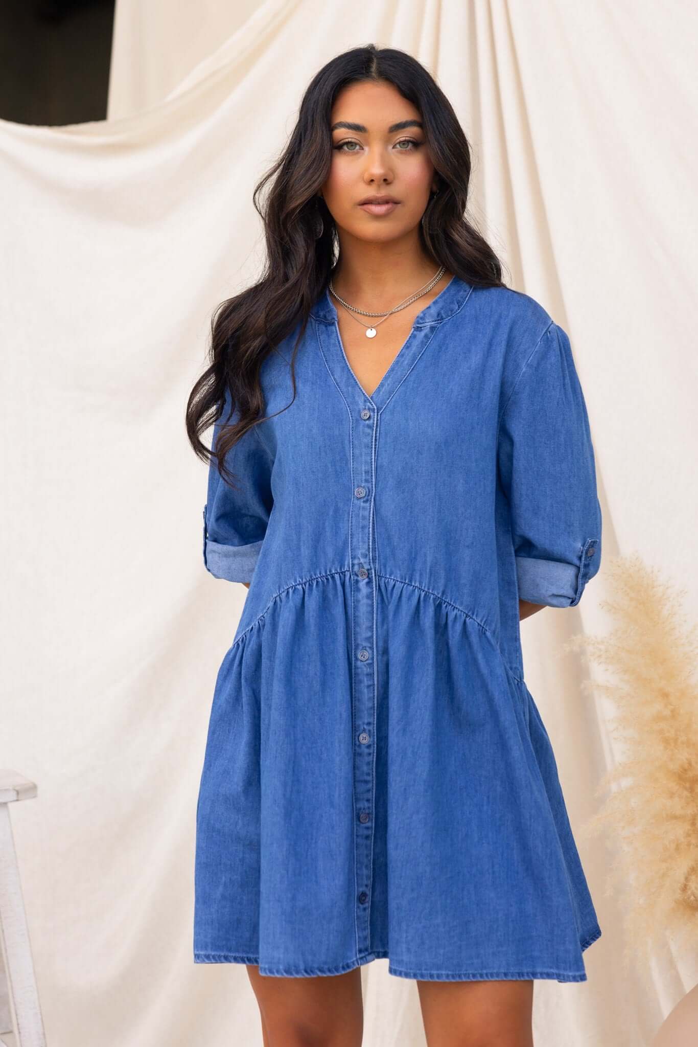 Gracie Denim Dress - Image 2
