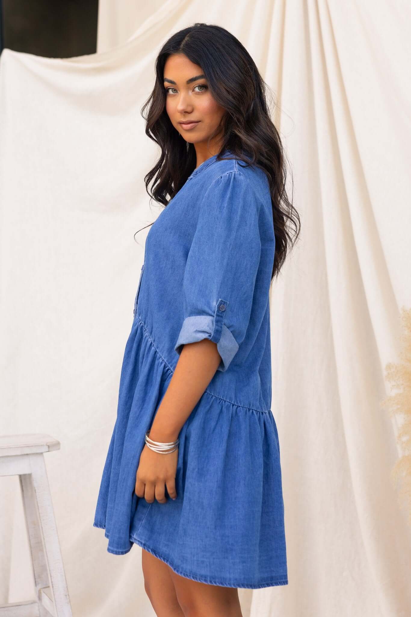 Gracie Denim Dress - Image 4