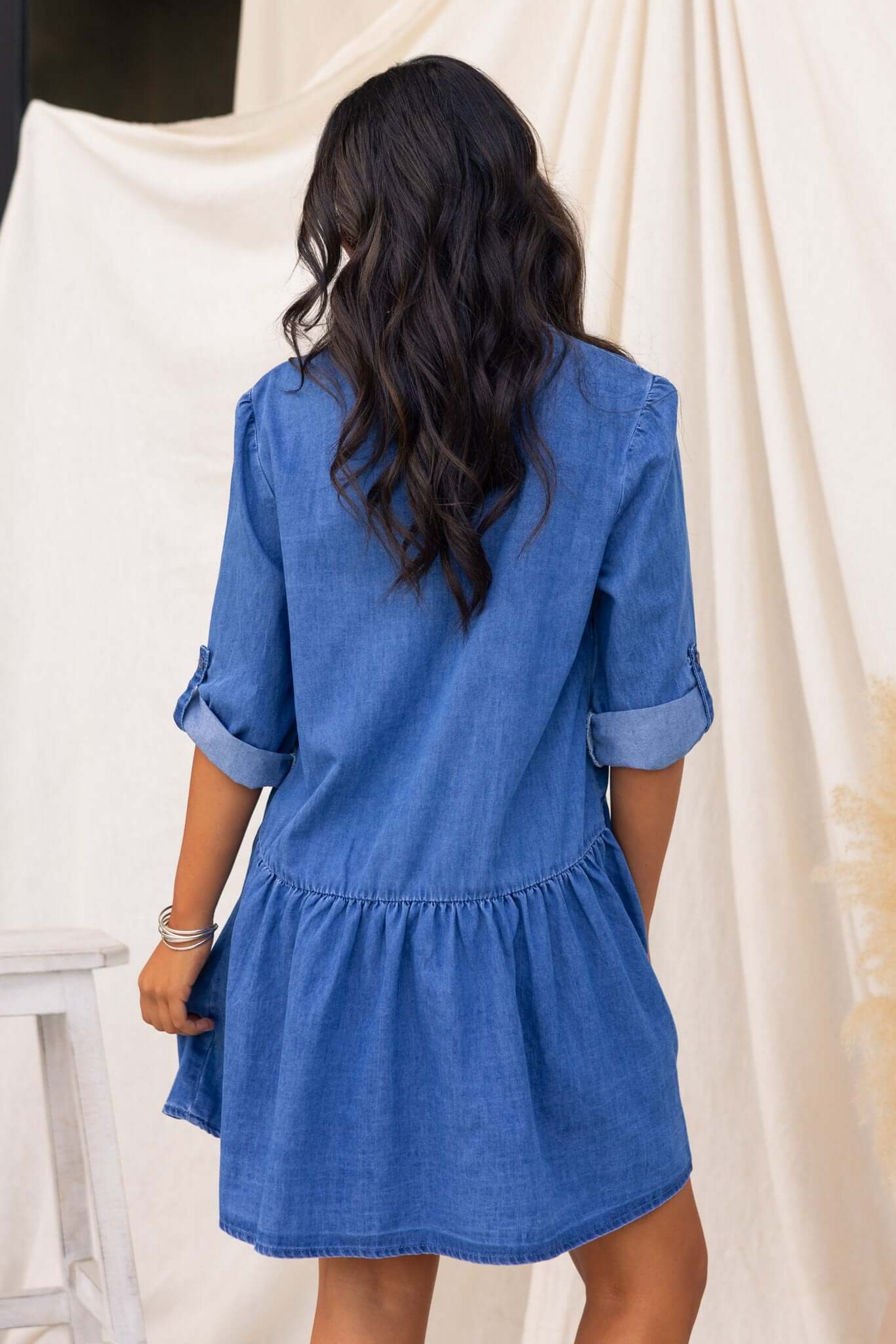 Gracie Denim Dress - Image 5