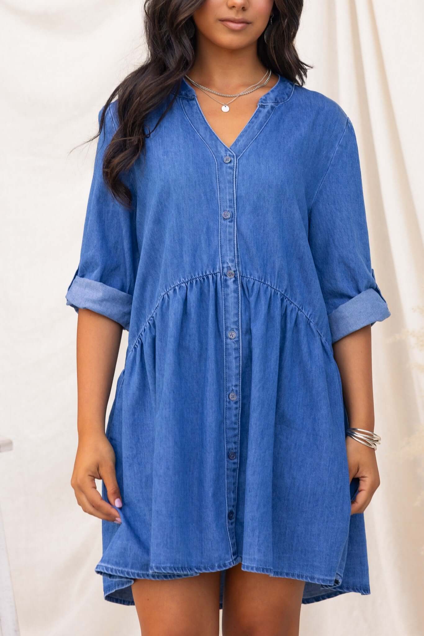 Gracie Denim Dress - Image 6