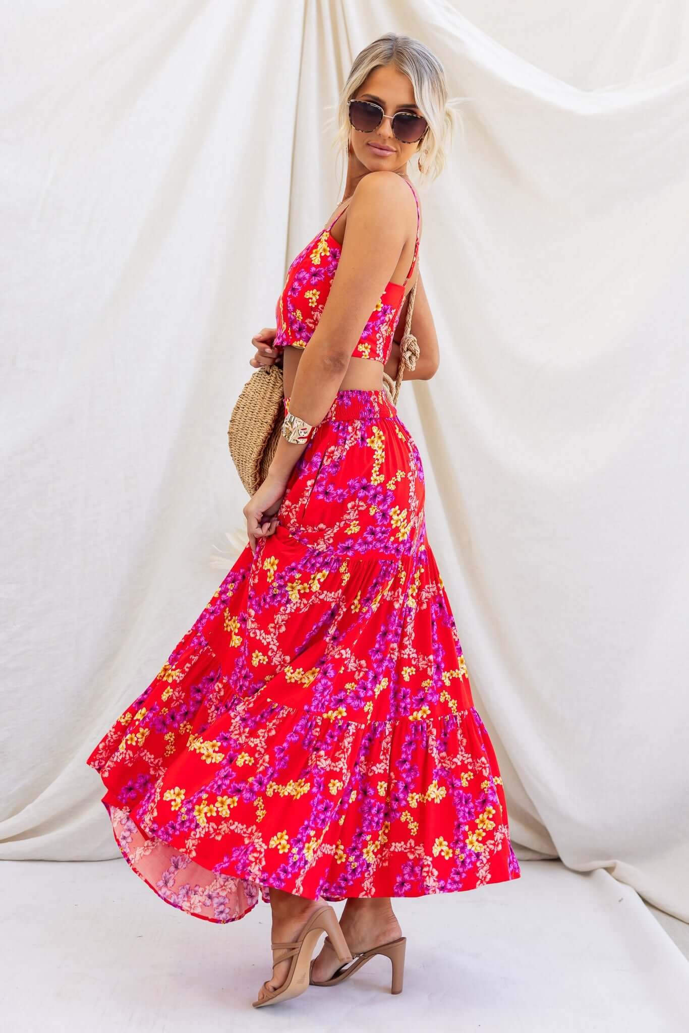 Hadid Maxi Skirt