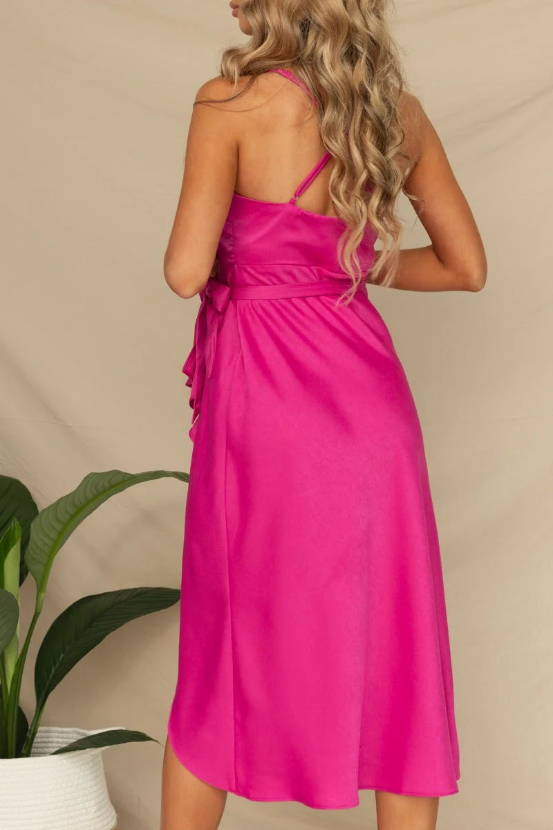 Hula Wrap Midi Dress - Image 7