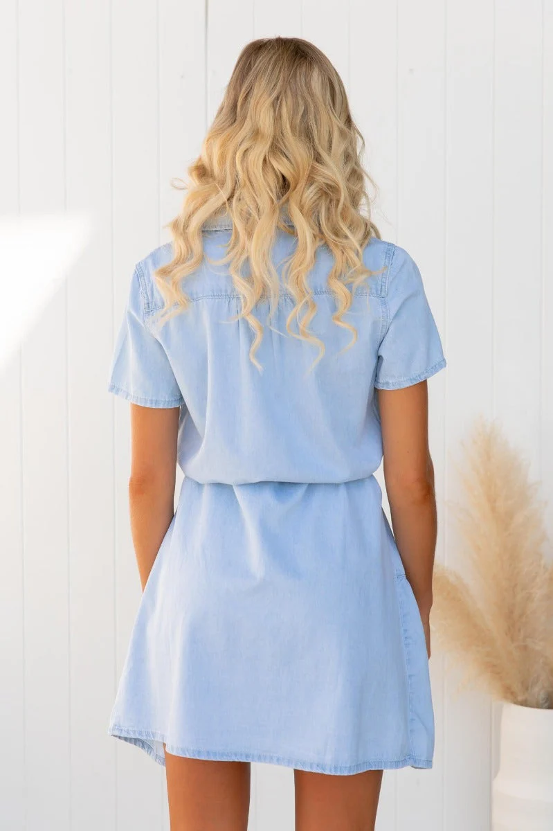 Ilana Denim Dress - Image 5
