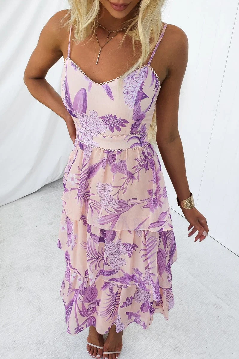 In The Past Midi Dress - Image 3