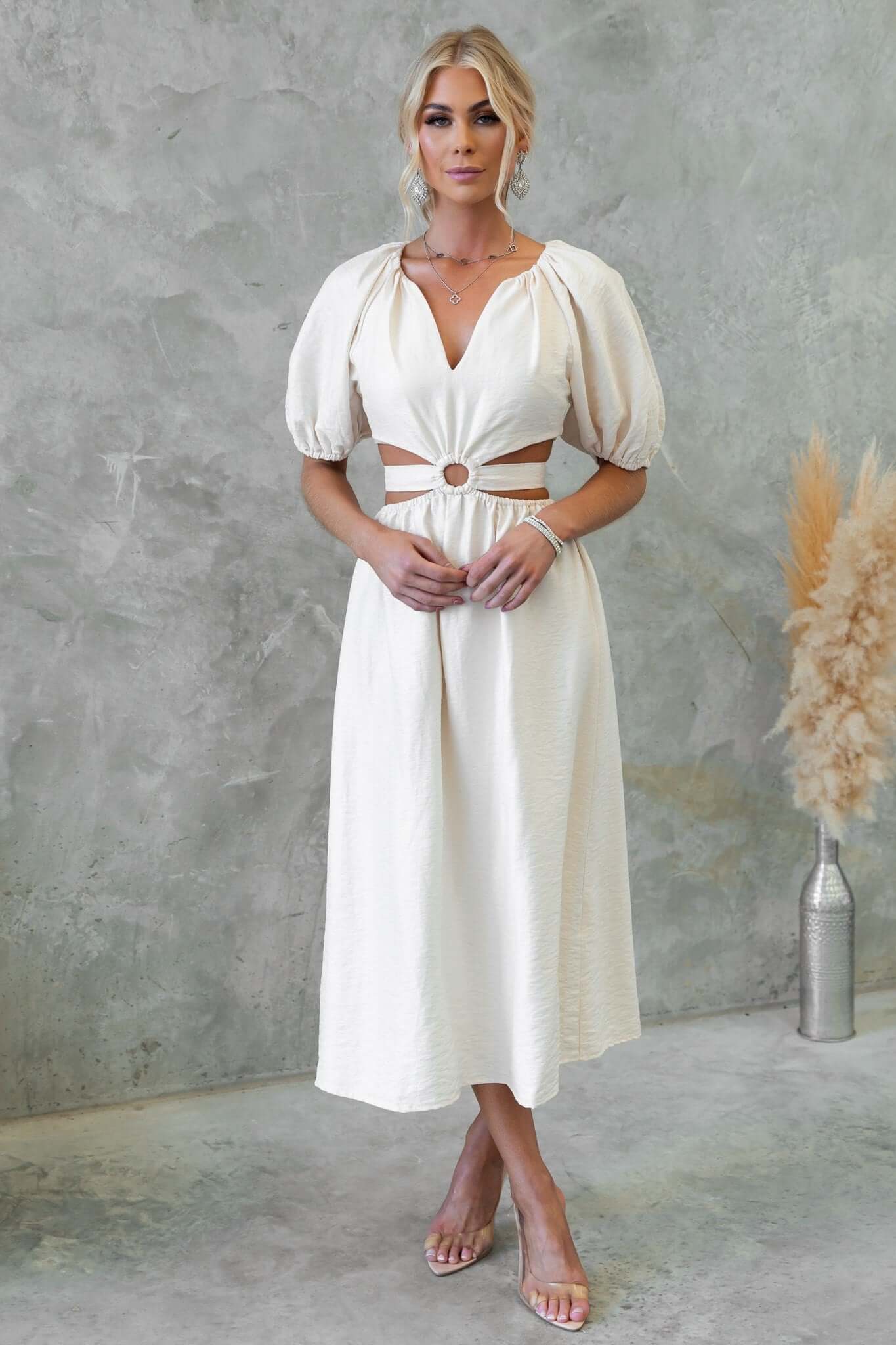 Isabelline Midi Dress - Image 3