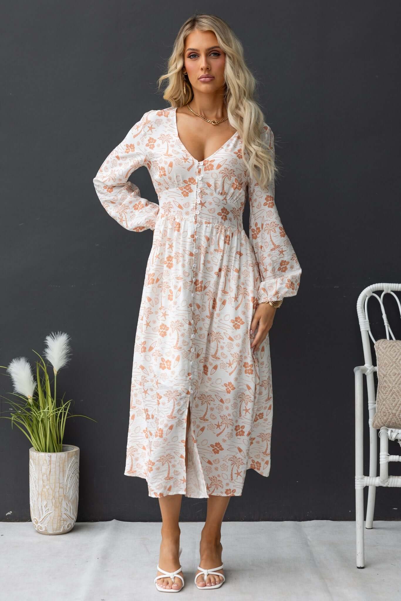 Island Dreaming Midi Dress - Image 2