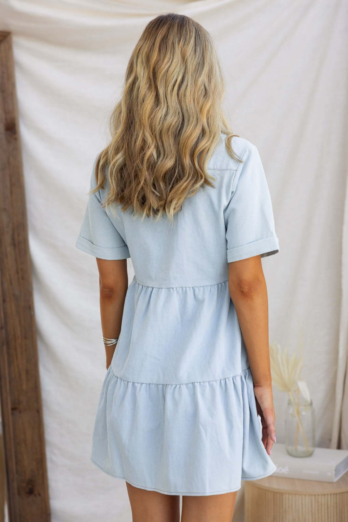 Jessy Denim Dress - Image 6