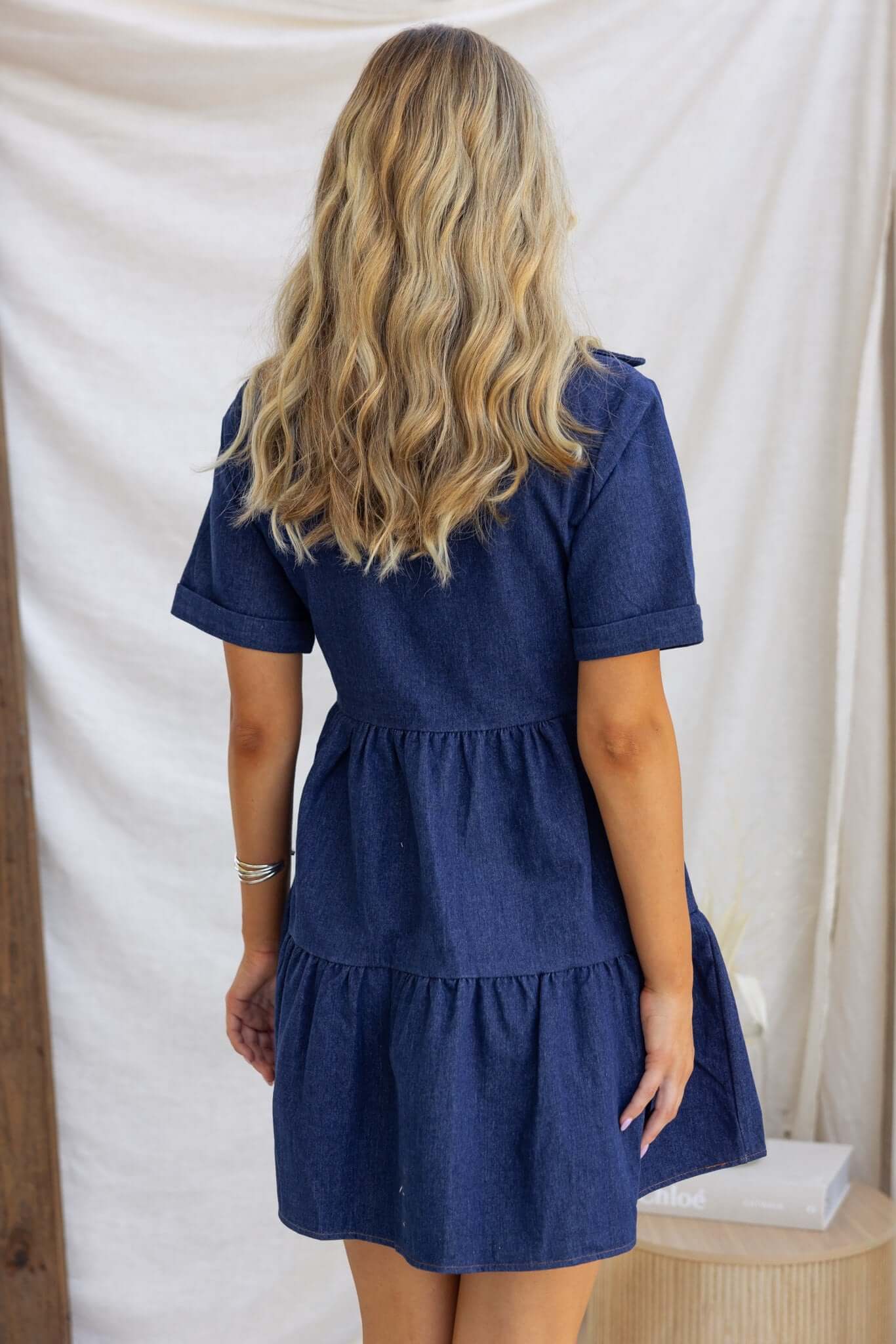 Jessy Denim Dress - Image 6