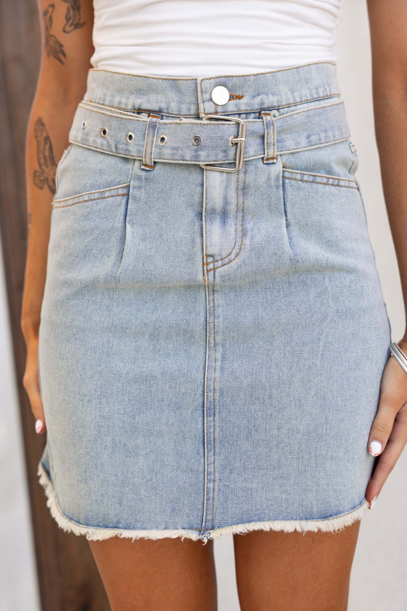 Jianna Denim Skirt - Image 4