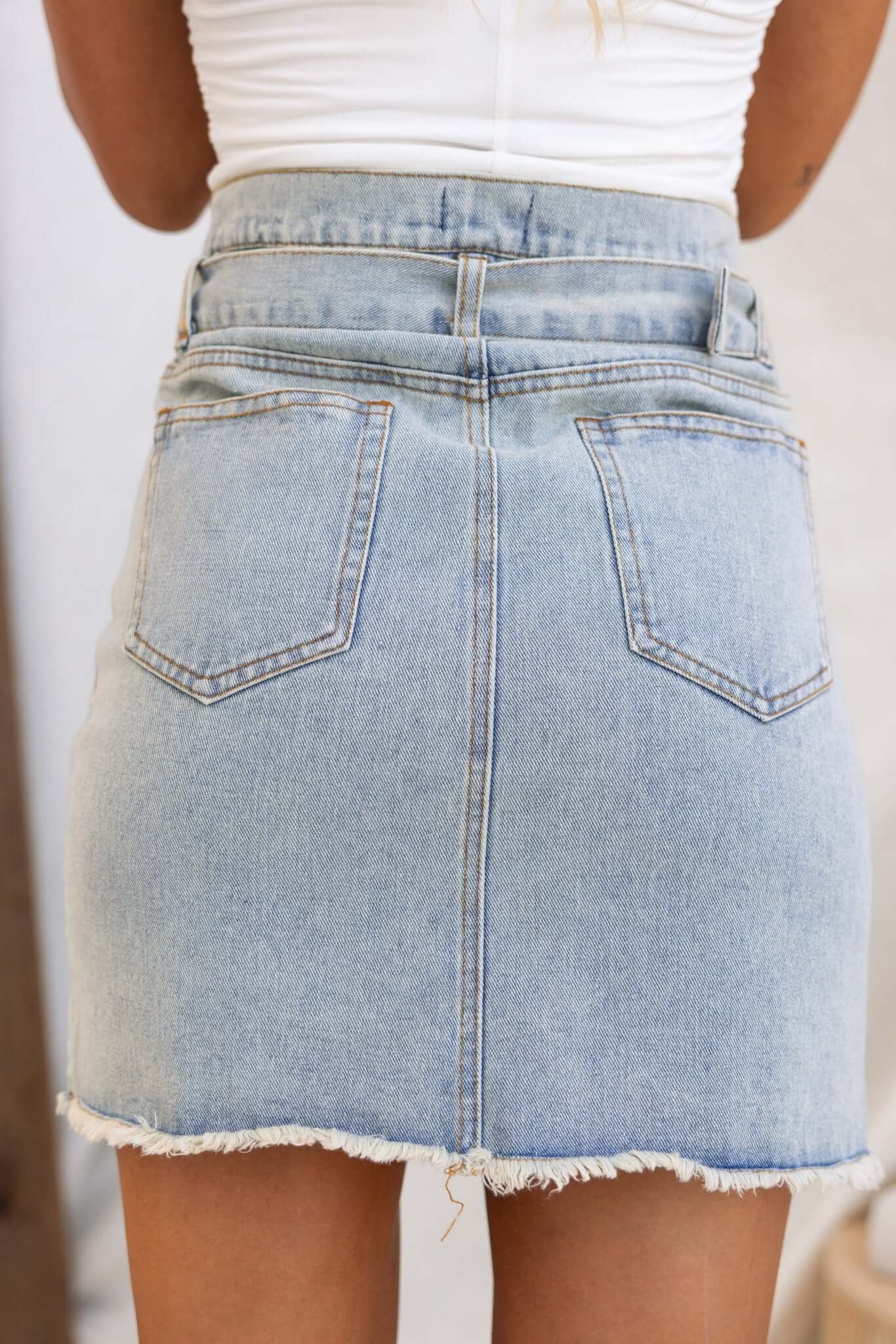 Jianna Denim Skirt - Image 7