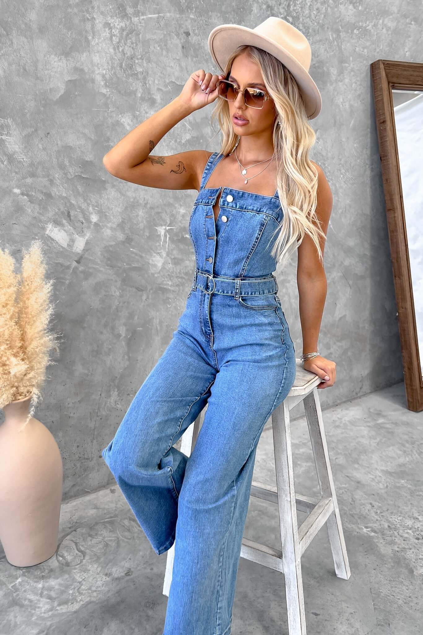 Josey Denim Jumpsuit