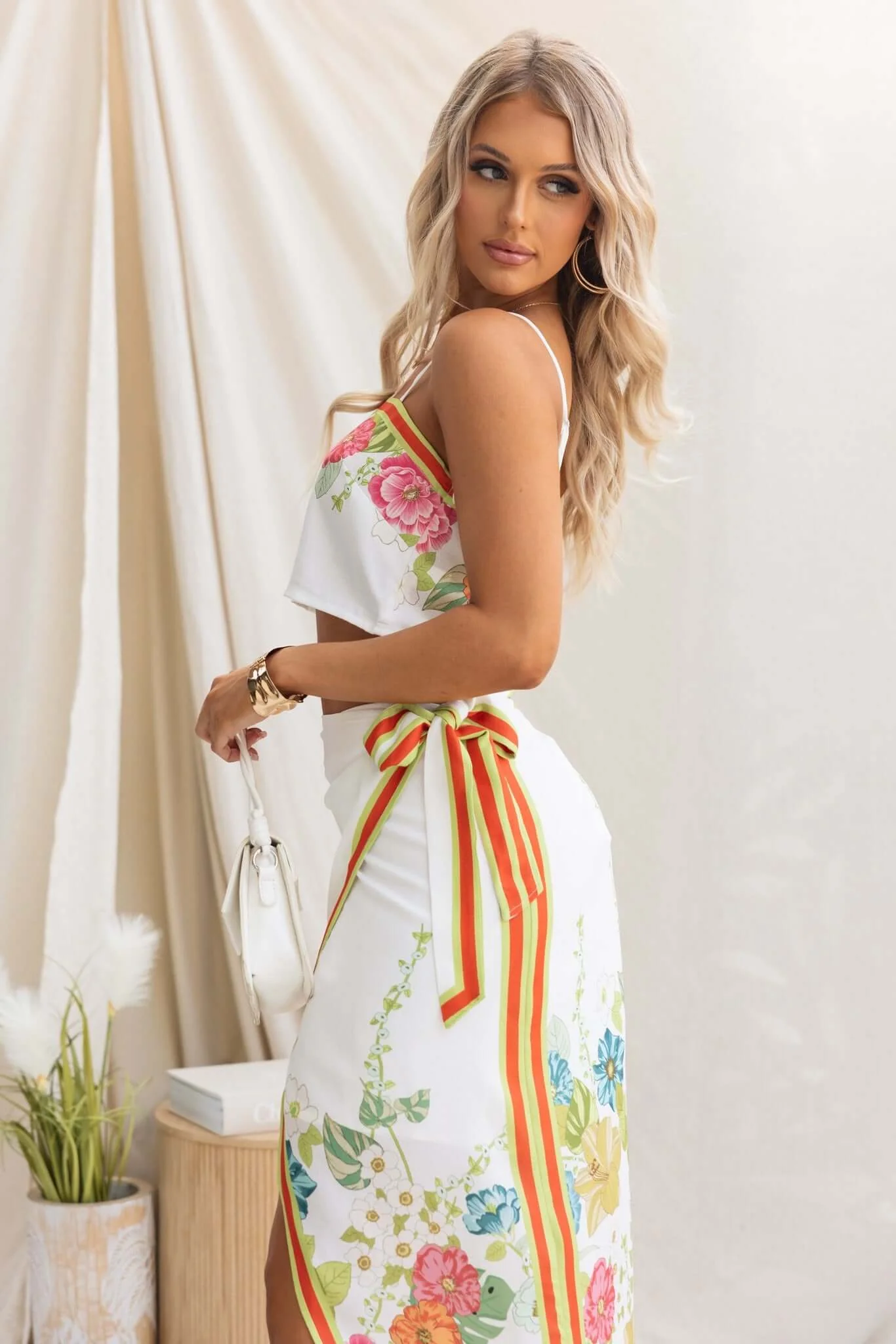 Julissa Wrap Midi Skirt - Image 3