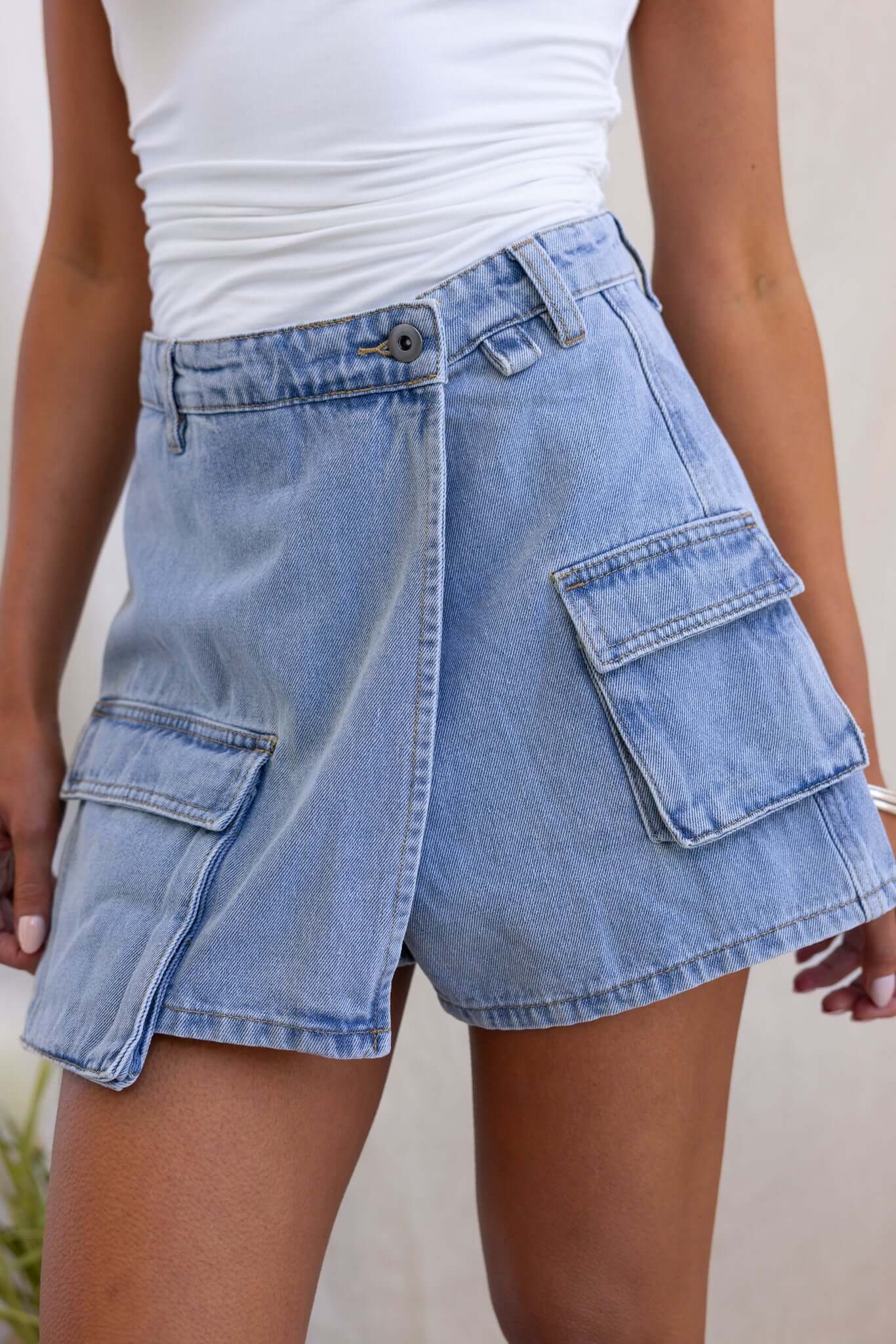 Junction Denim Shorts - Image 2