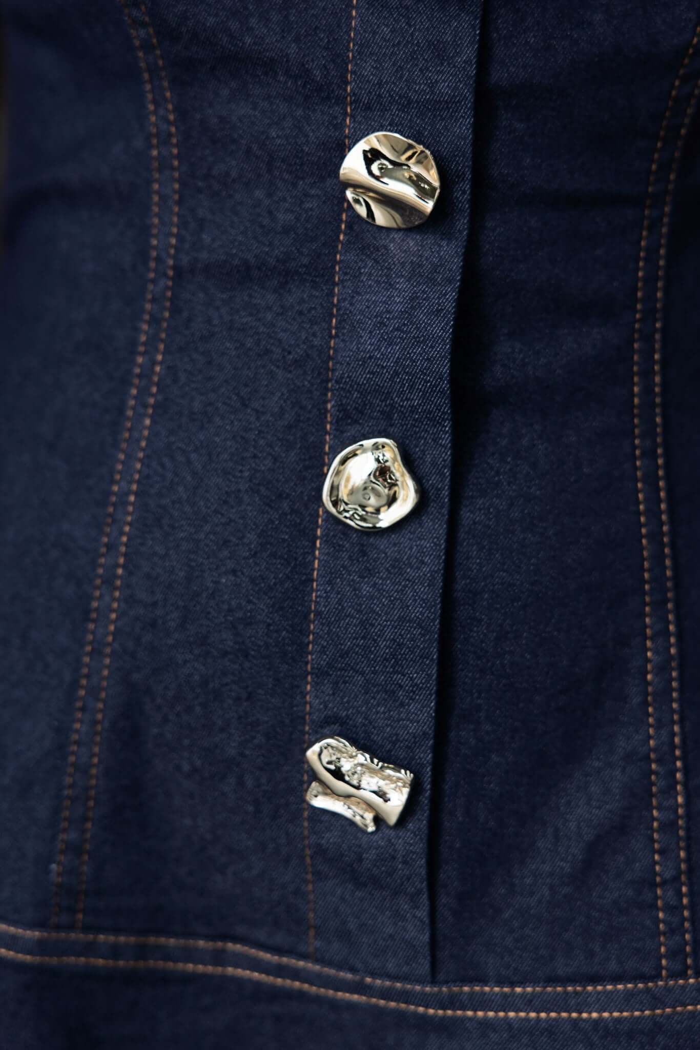 Kari Denim Dress - Image 8