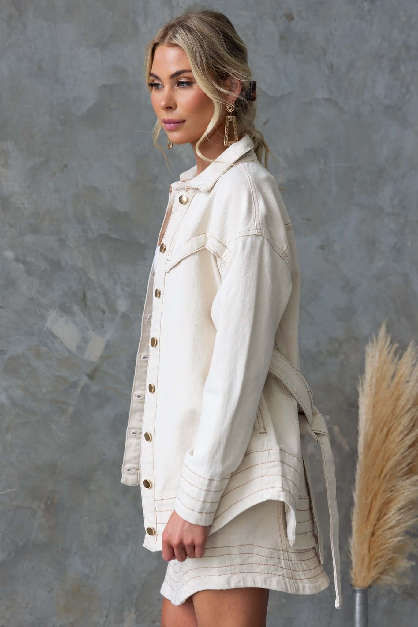 Kaylen Denim Shacket - Image 5