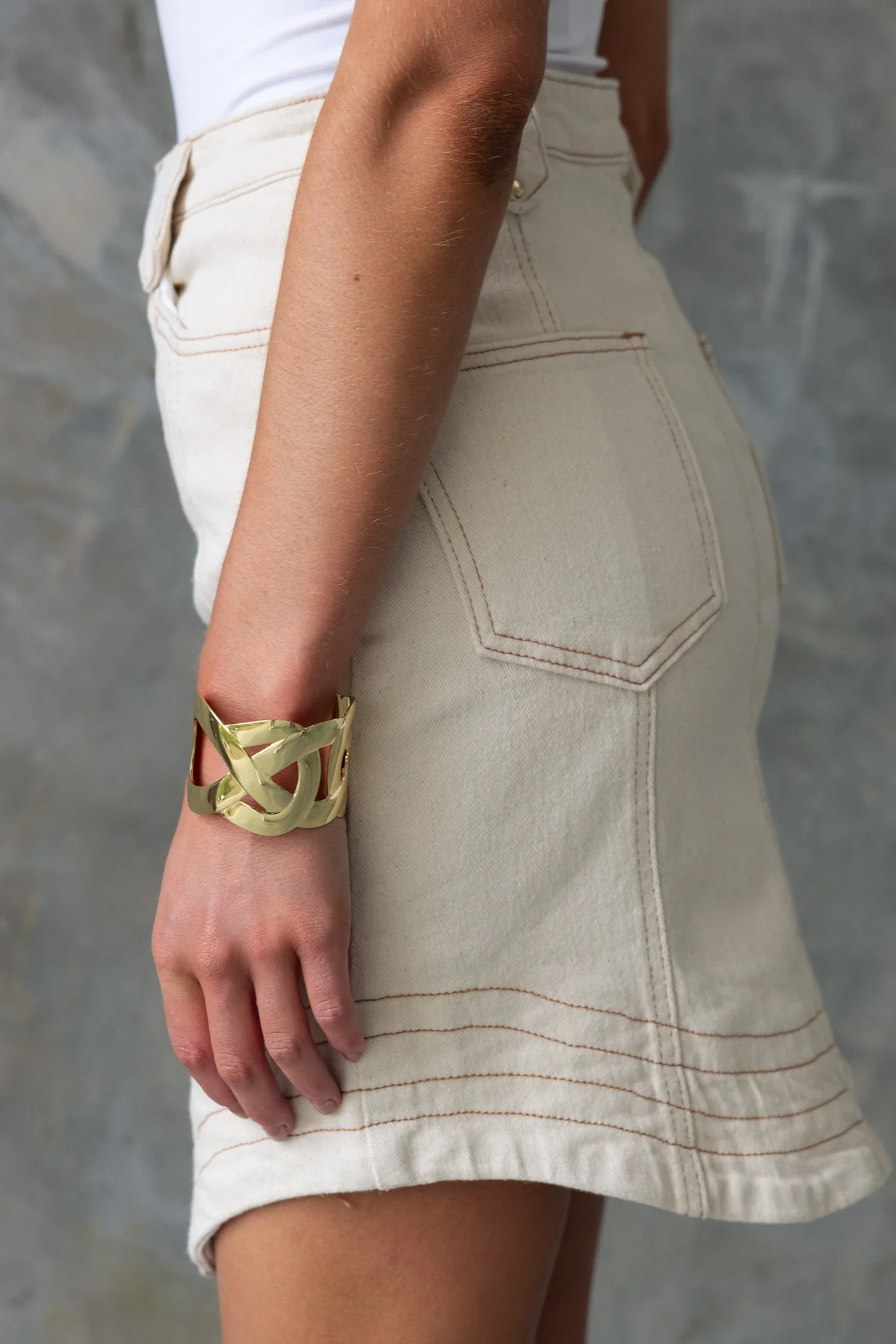 Kaylen Denim Skirt - Image 8