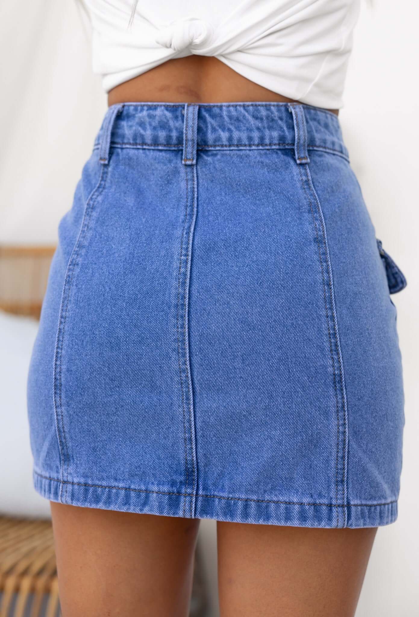Keeya Denim Skirt - Image 6