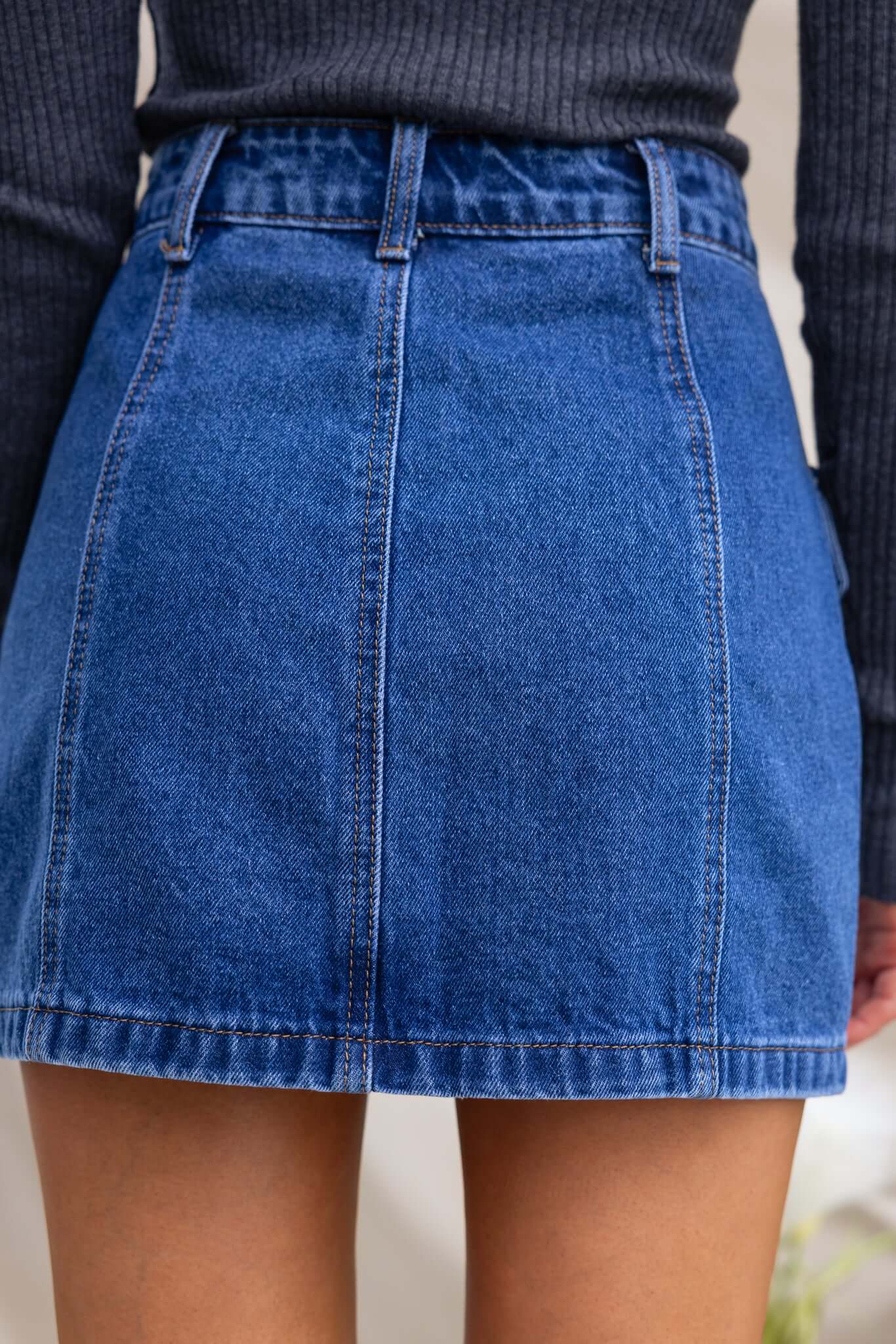Keeya Denim Skirt - Image 8