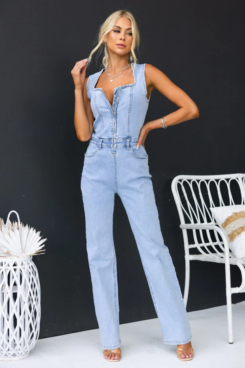 Kentwell Denim Jumpsuit - Image 2