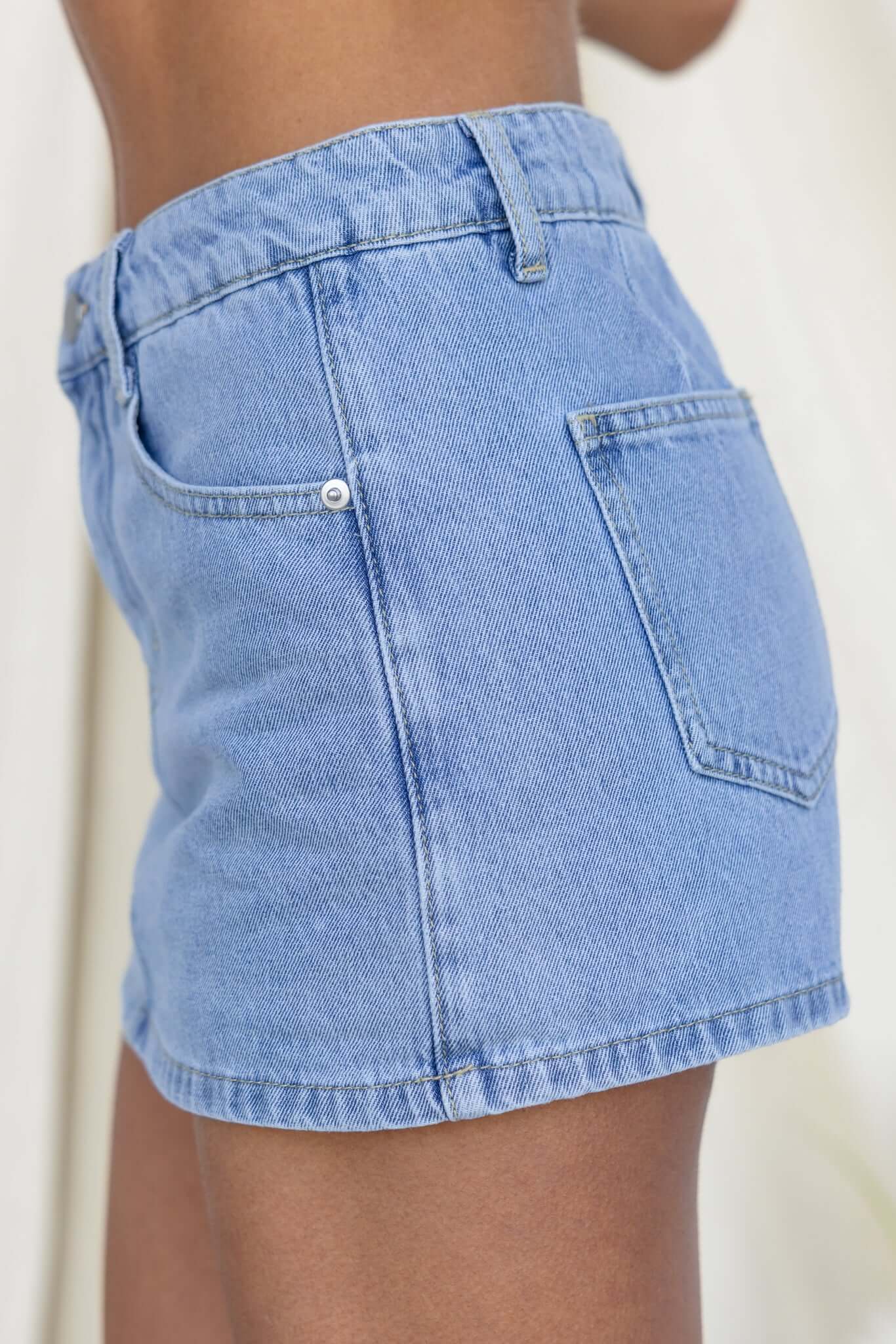 Kitzu Denim Skirt - Image 6