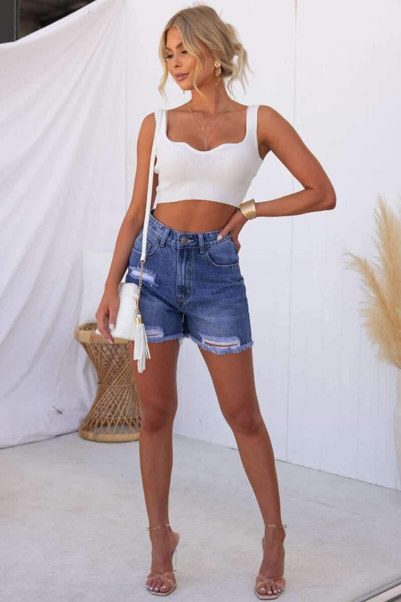 Kobe Denim Shorts - Image 3